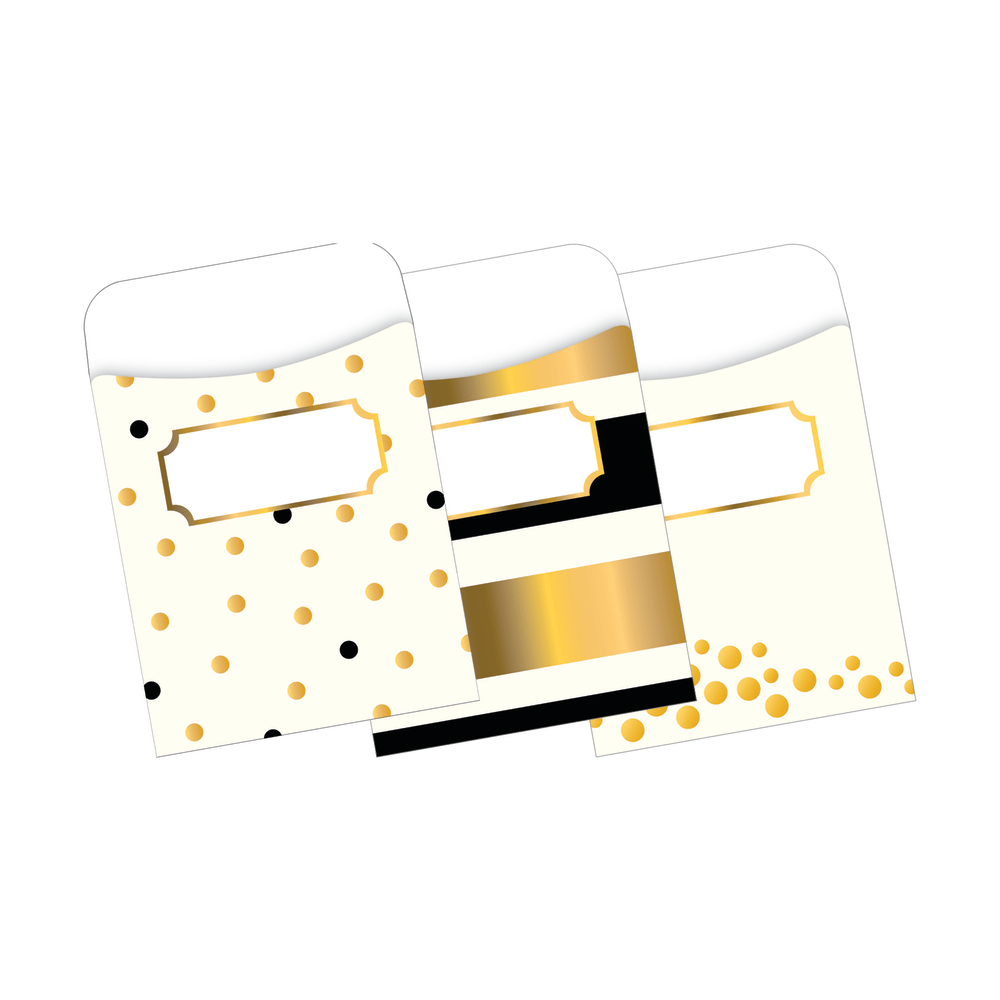 Barker Creek Peel & Stick Library Pockets, 3