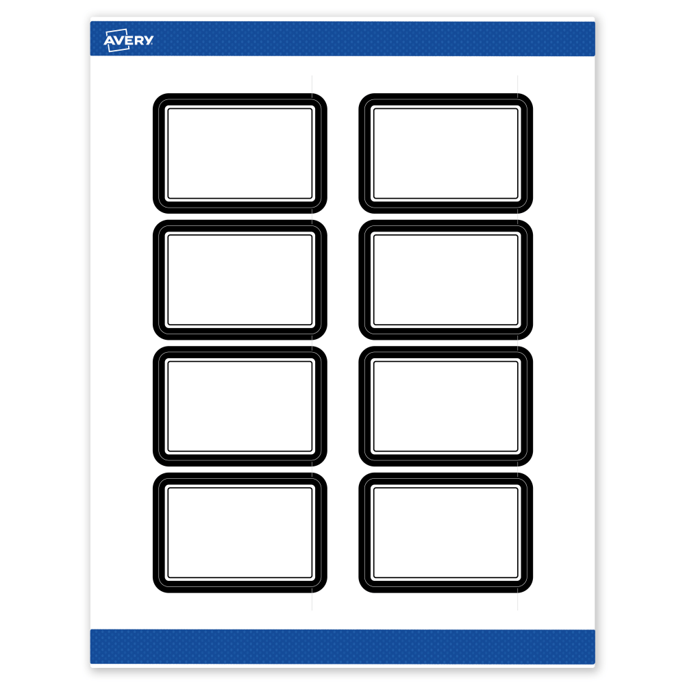 Avery® Print-To-The-Edge Labels With Sure Feed® Technology,