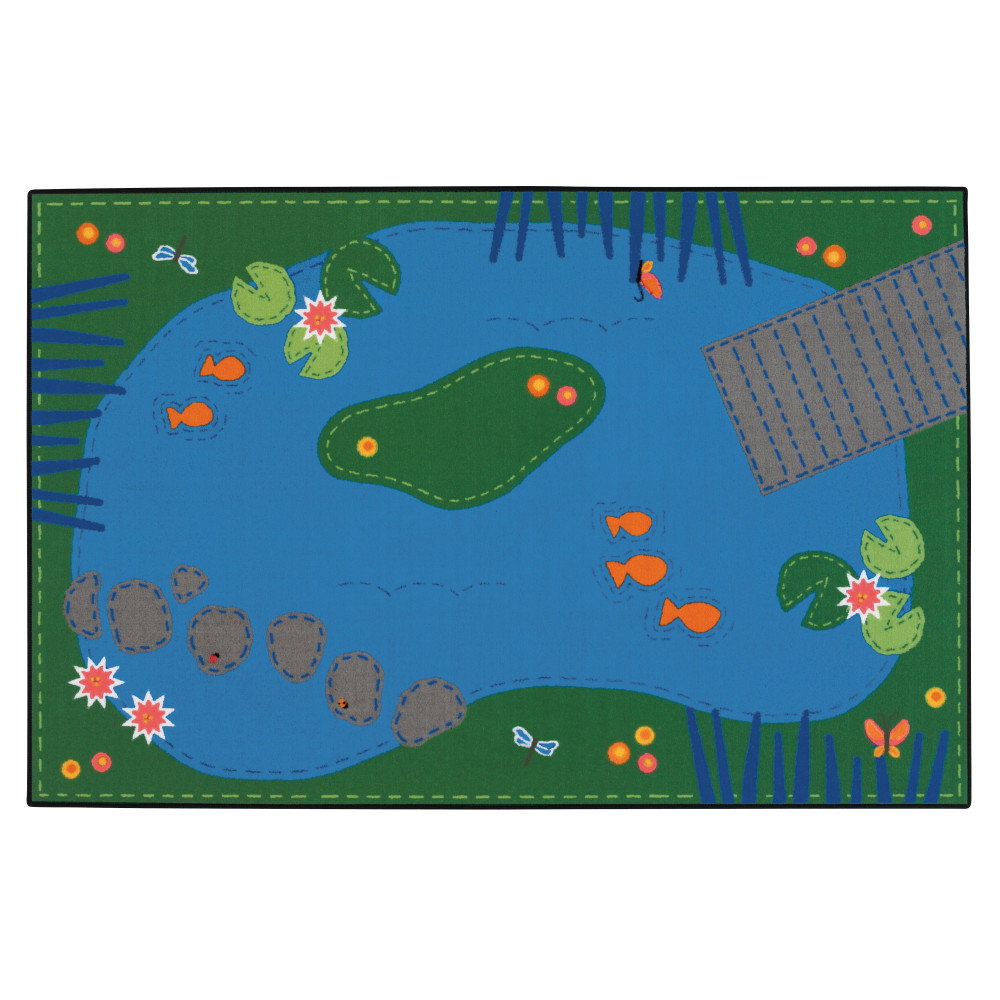 Carpets for Kids® KID$Value Rugs™ Tranquil Pond Activity