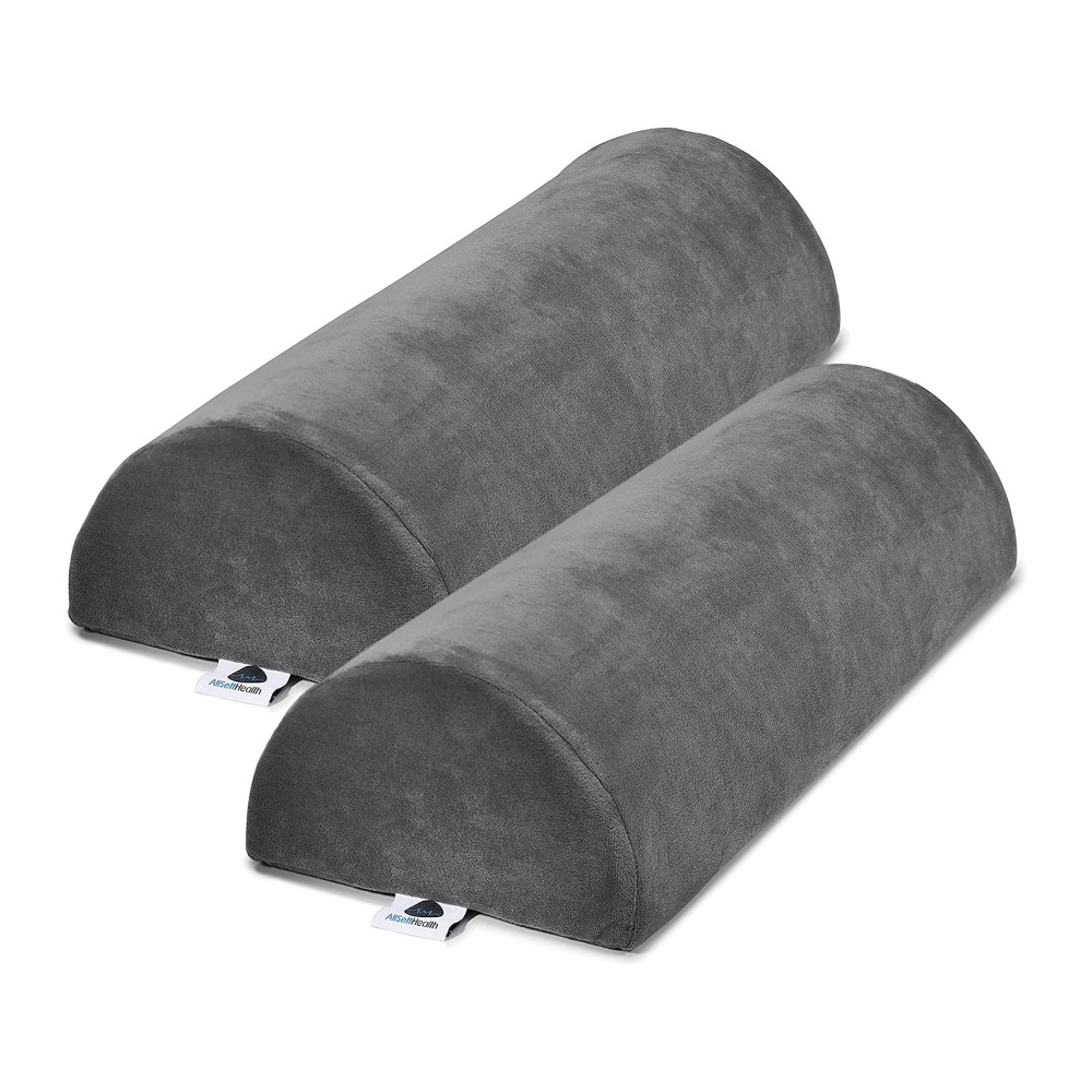 AllSett Health® Large Half-Moon Bolster Foam Pillows, 4-1/2”H