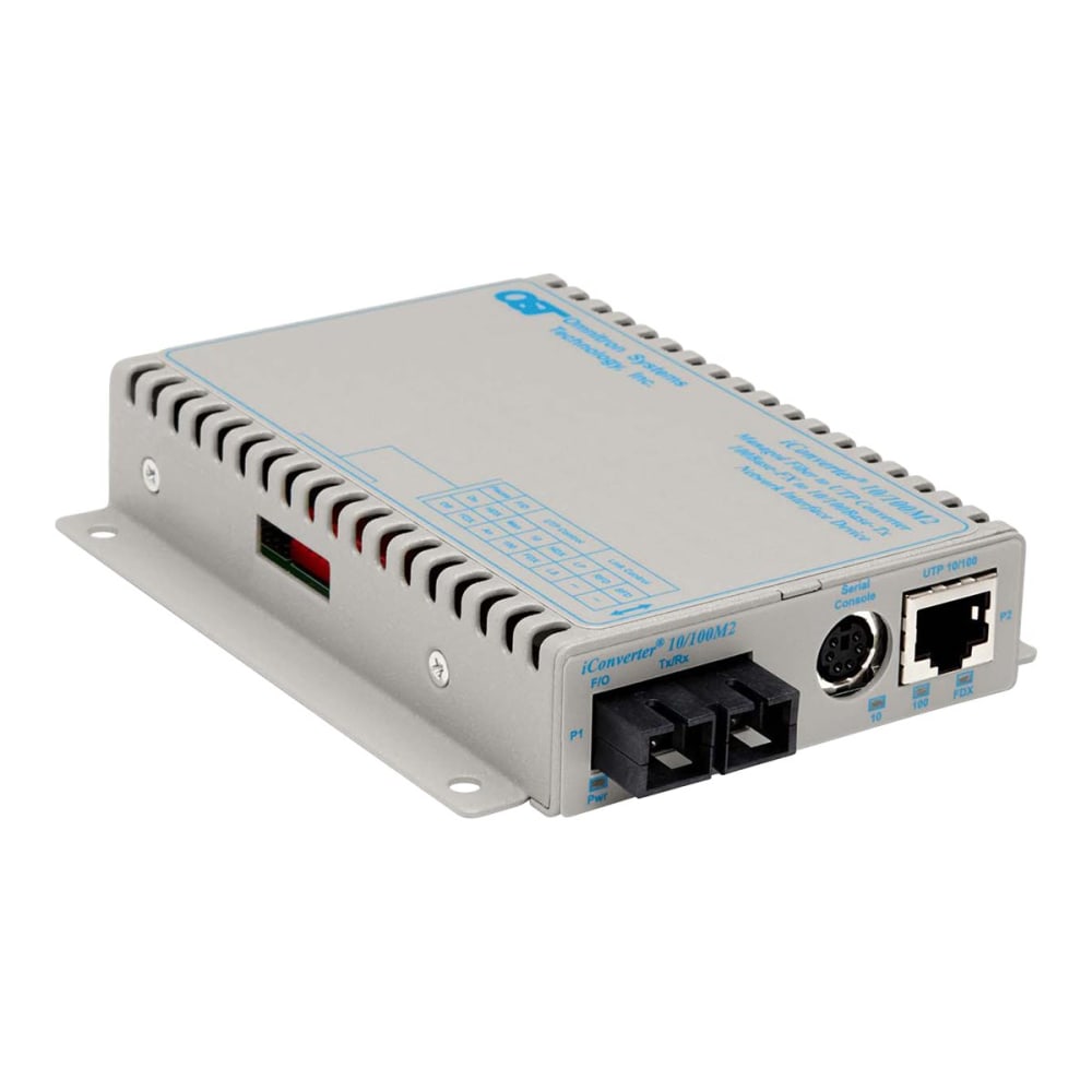 Omnitron iConverter 10/100M2 - Fiber media converter -