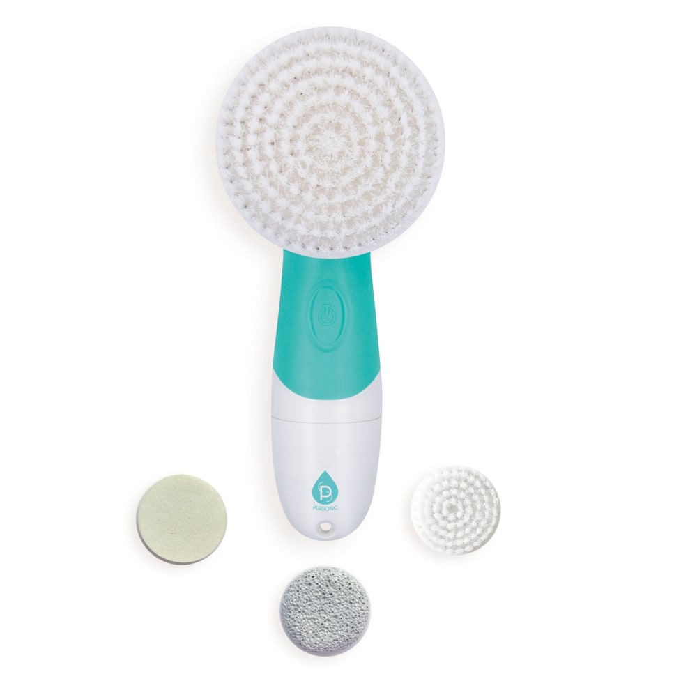 Pursonic Waterproof Facial Cleansing Brush, 8”H x 6”W