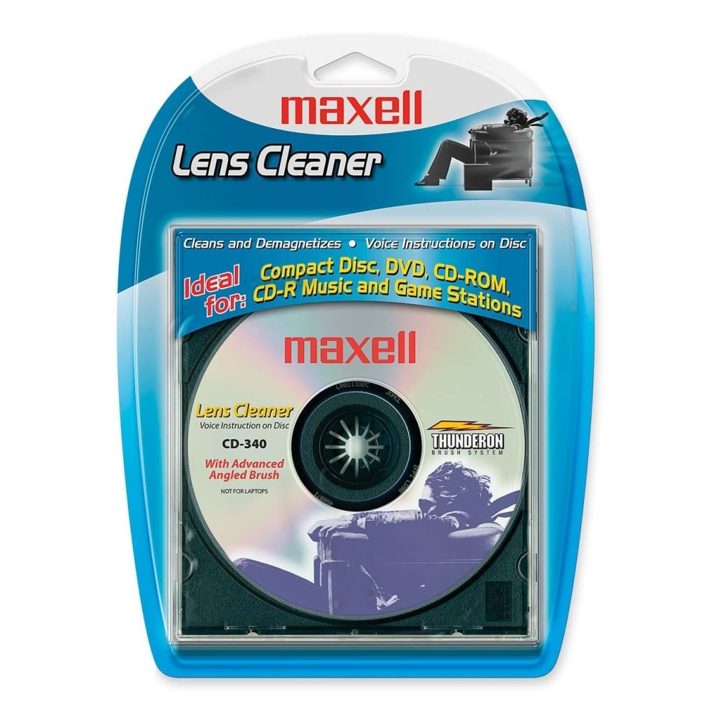 Maxell CD-340 CD Lens Cleaner - 1 Each