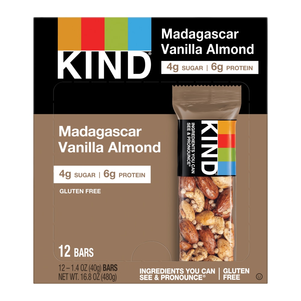 KIND® Madagascar Vanilla Almond Bars, 1.41 Oz, Box