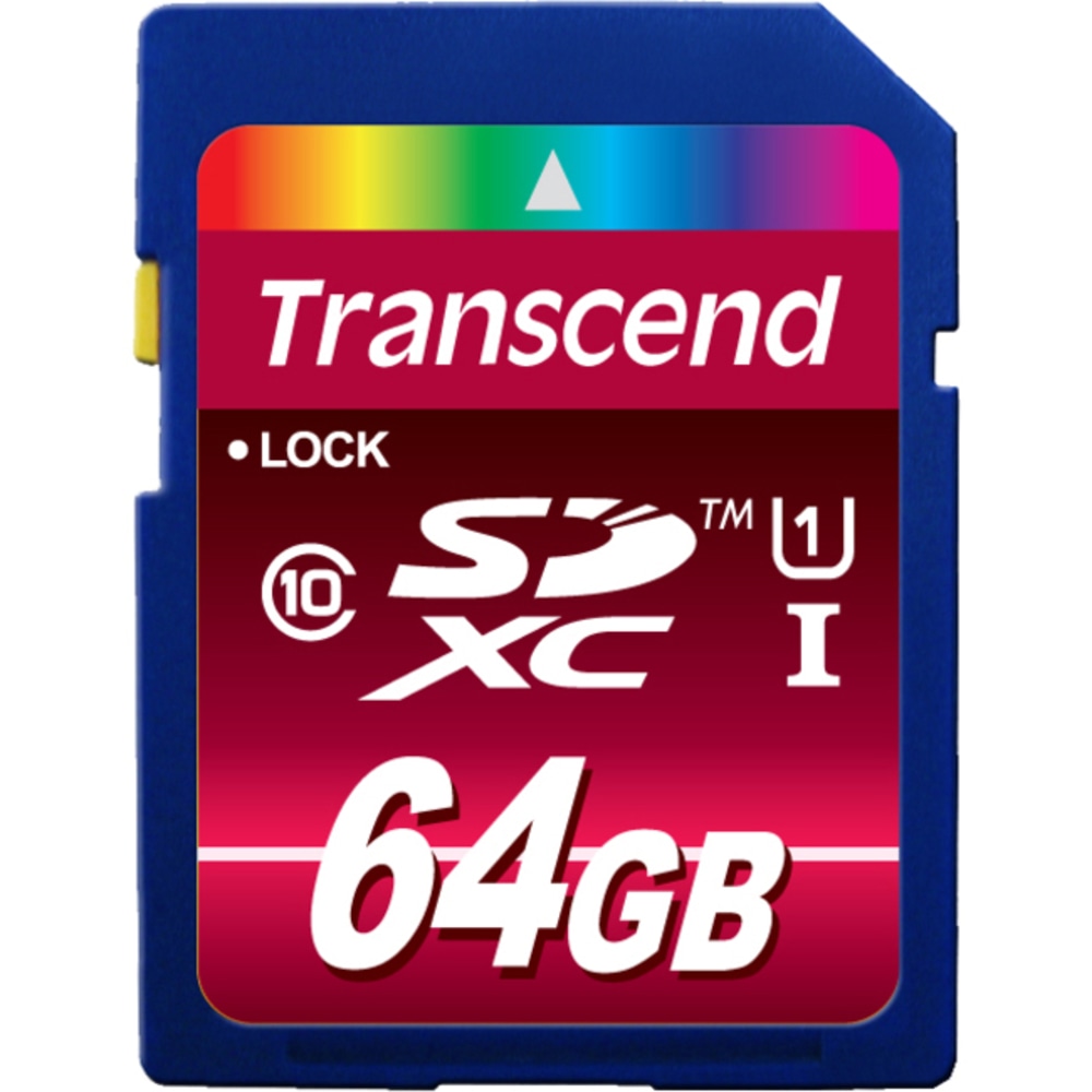 Transcend 64 GB Class 10/UHS-I SDXC - Lifetime