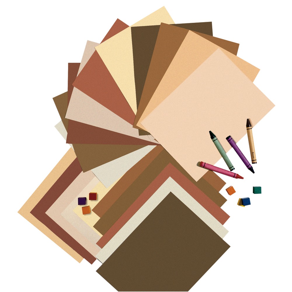 Prang® Multicultural Construction Paper, 9" x 12",