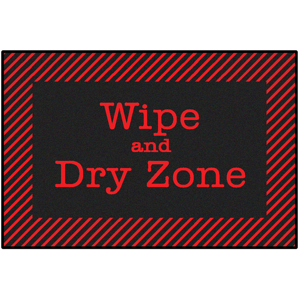 Carpets for Kids® KID$Value Rugs™ Red & Black