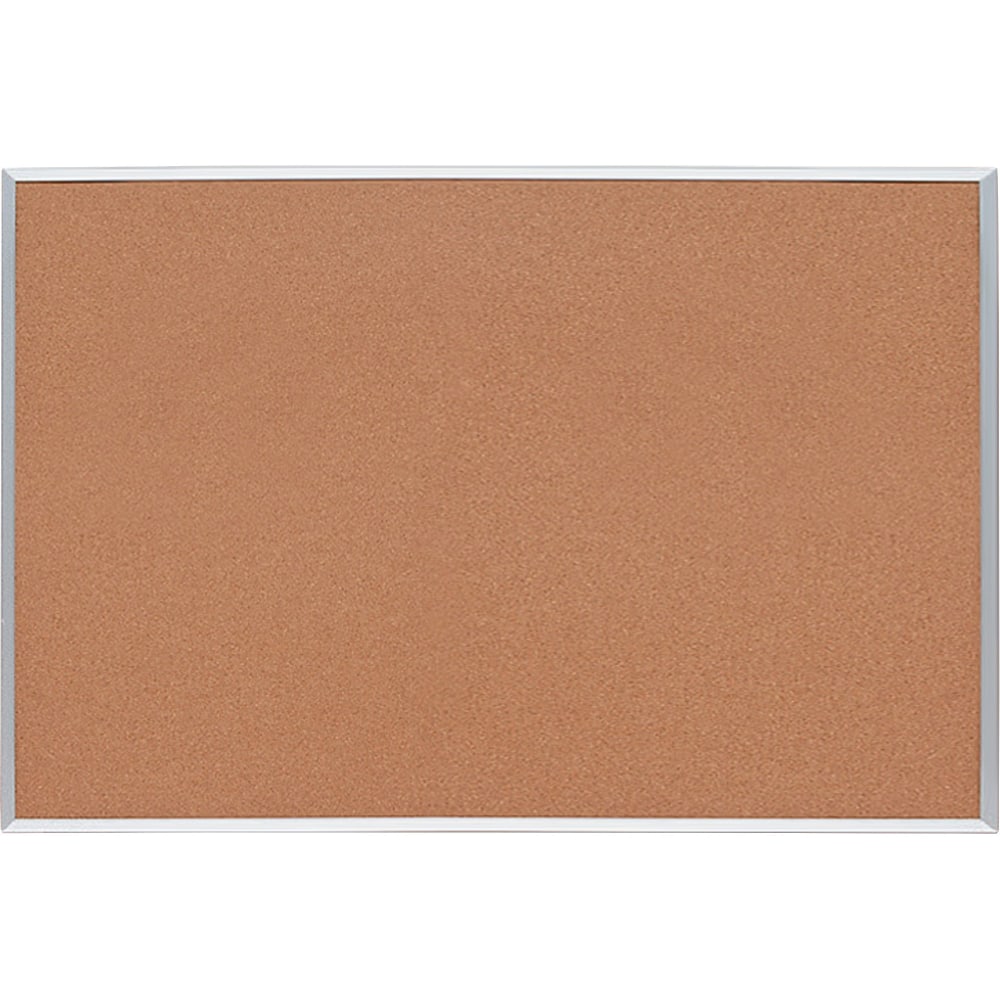 Lorell® Basic Cork Bulletin Board, 48" x 72",