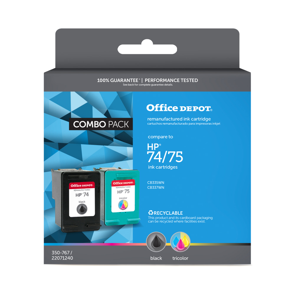 Office Depot® Brand Remanufactured Black And Tri-Color Ink