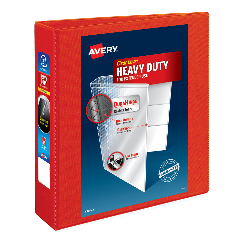 Avery® Heavy-Duty View 3-Ring Binder With Locking One-Touch