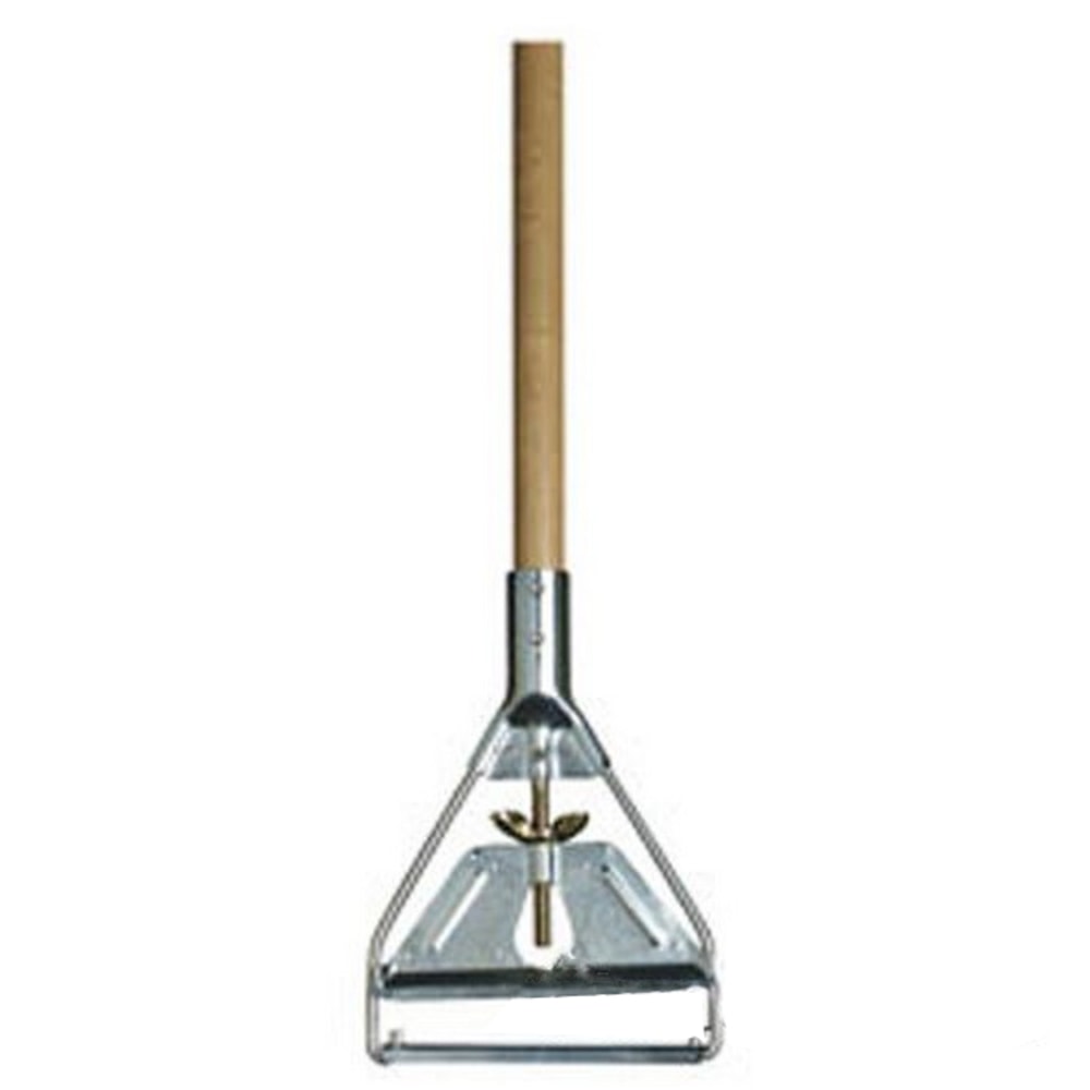 Carlisle Wood Mop Handle With Metal Head, 63",