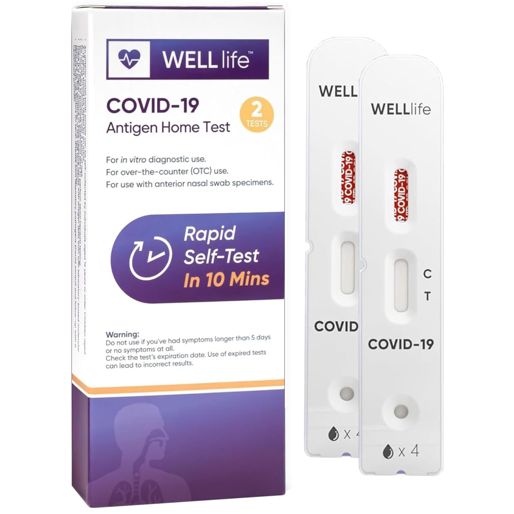 Wondfo WELL life™ COVID-19 Antigen Home Tests, Pack