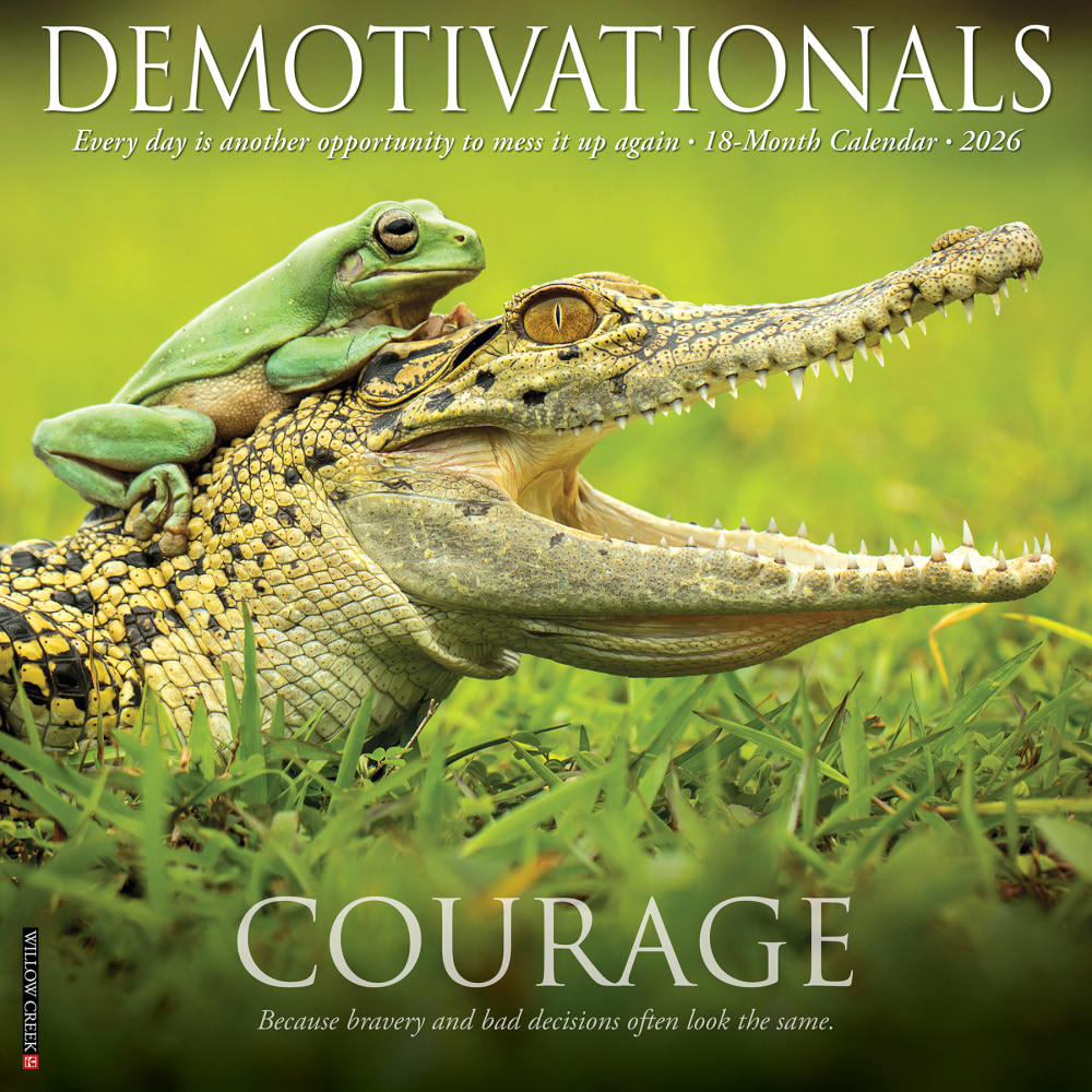 2026 Willow Creek Press Inspirational Monthly Wall Calendar,