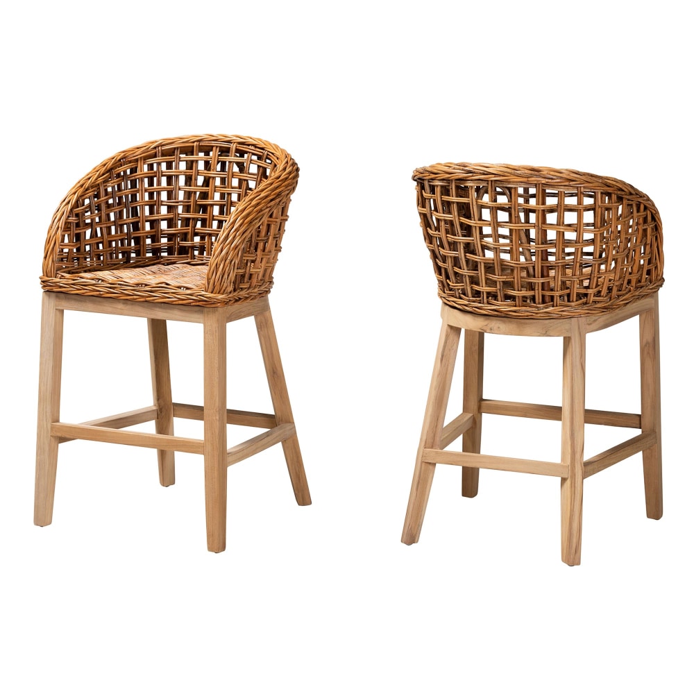 bali & pari Mario Modern Bohemian Finished Teak
