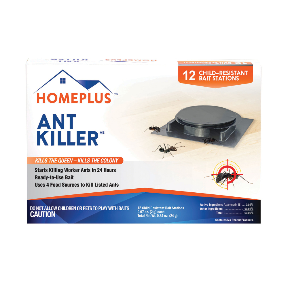 Home Plus® Plastic Ant-Killing Systems, 144-Pack