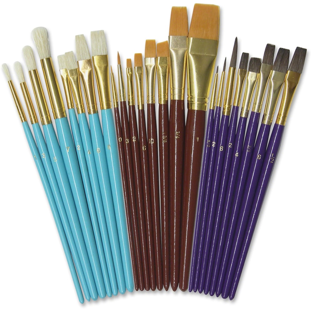 Creativity Street Deluxe Brush Assortment - 24 Brush(es)