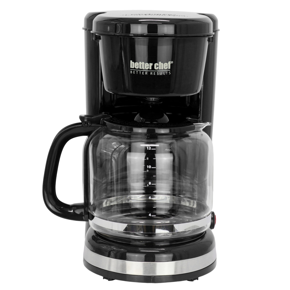 Better Chef 12-Cup Coffee Maker, Black