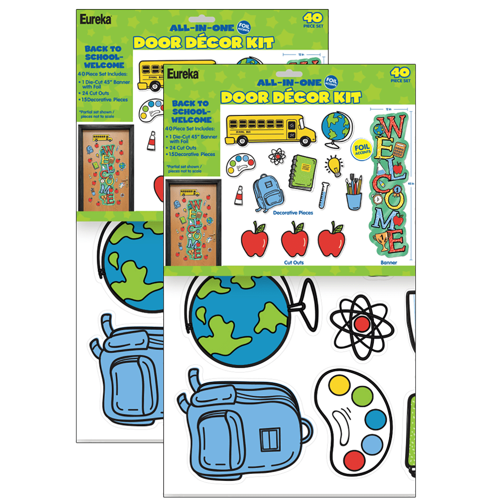 Eureka® Back To School All-In-One 40-Piece Door Décor