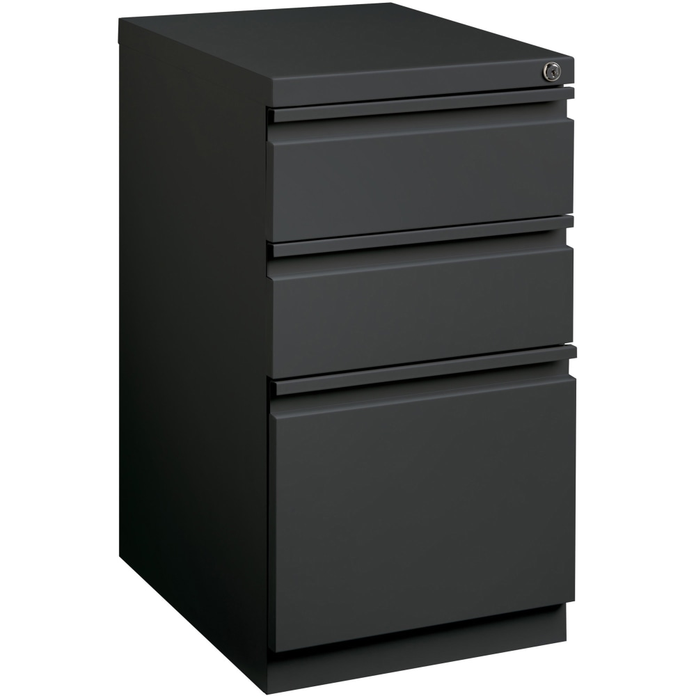 Lorell® 20"D Vertical 3-Drawer Mobile Pedestal File Cabinet,