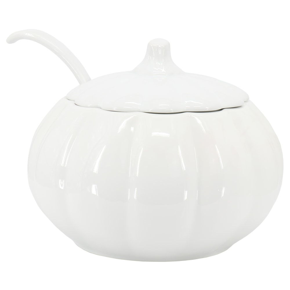 Martha Stewart 5-Quart Fine Ceramic Pumpkin Soup Tureen