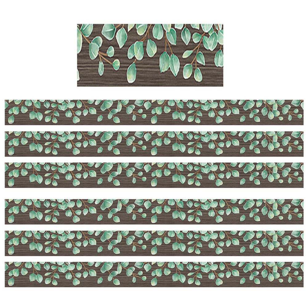Teacher Created Resources® Border Trim, Eucalyptus, 35’, Set