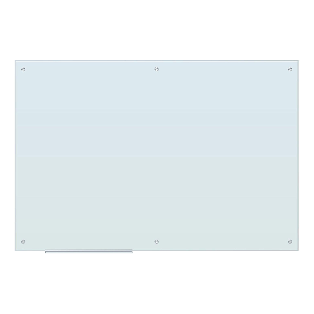 U Brands® Magnetic Glass Dry-Erase Board, 72" X
