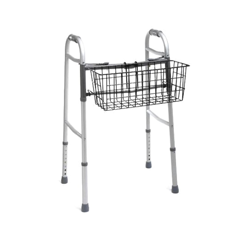 Medline Guardian Wire Walker Baskets, Black, Case Of