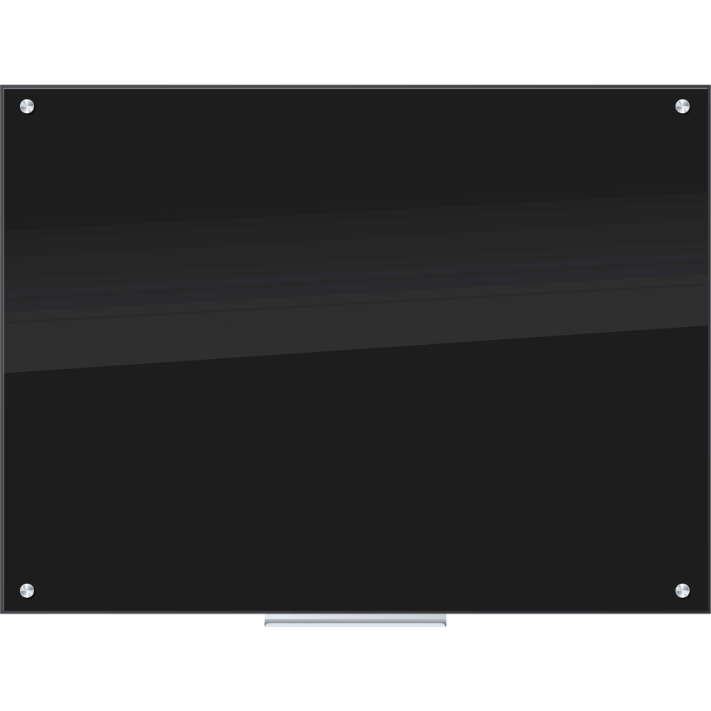 U Brands® Glass Non-Magnetic Dry-Erase Board, 48" X