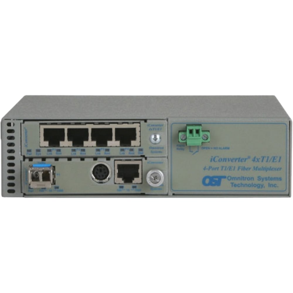 Omnitron Systems iConverter 4xT1/E1 MUX/M Managed T1/E1