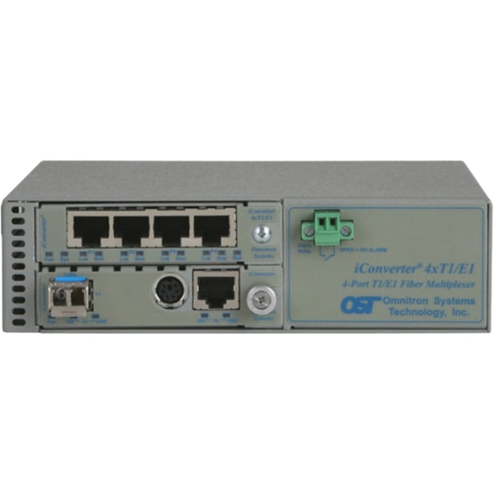 Omnitron Systems iConverter 4xT1/E1 MUX/M Managed T1/E1