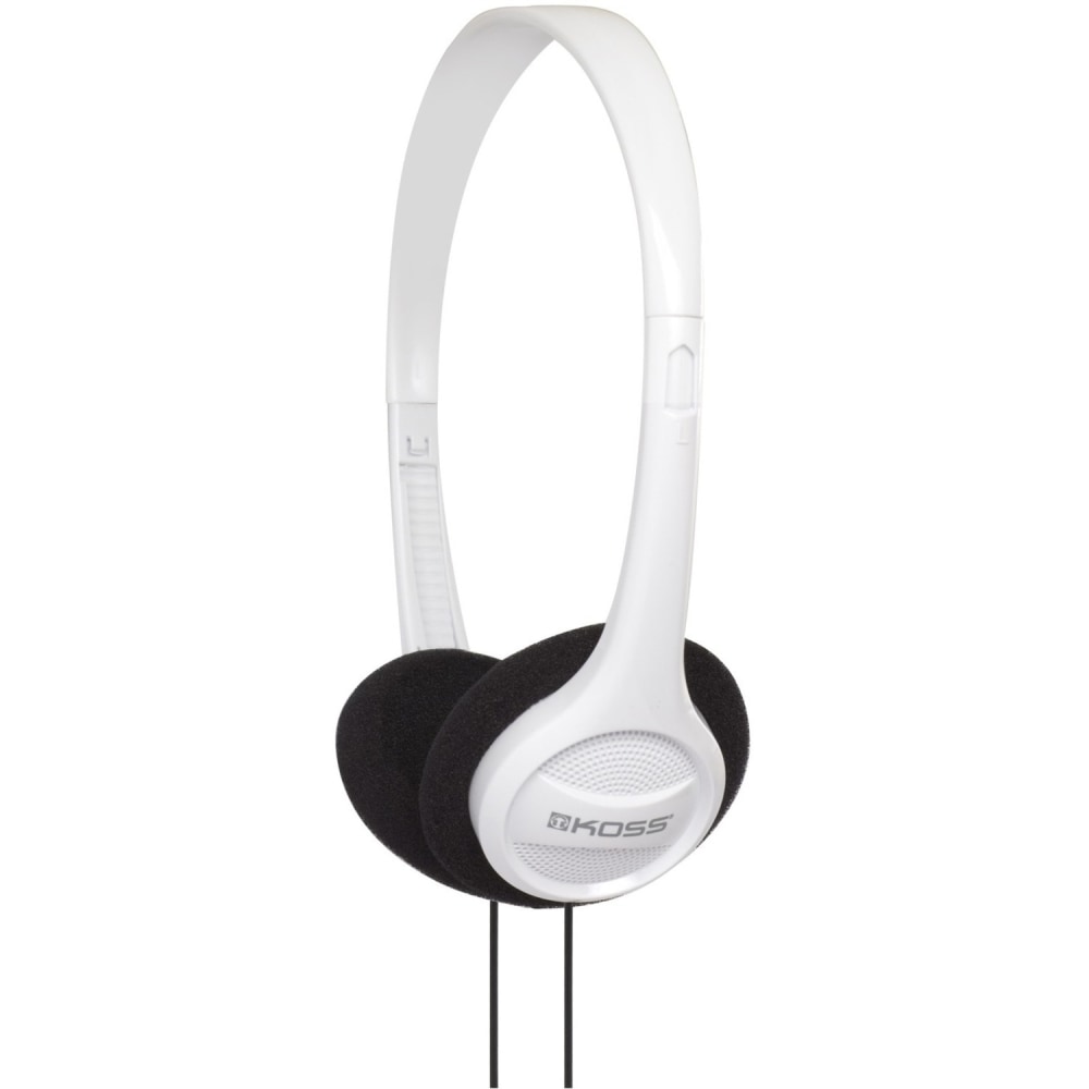 Koss On-Ear Headphones, White, KPH7