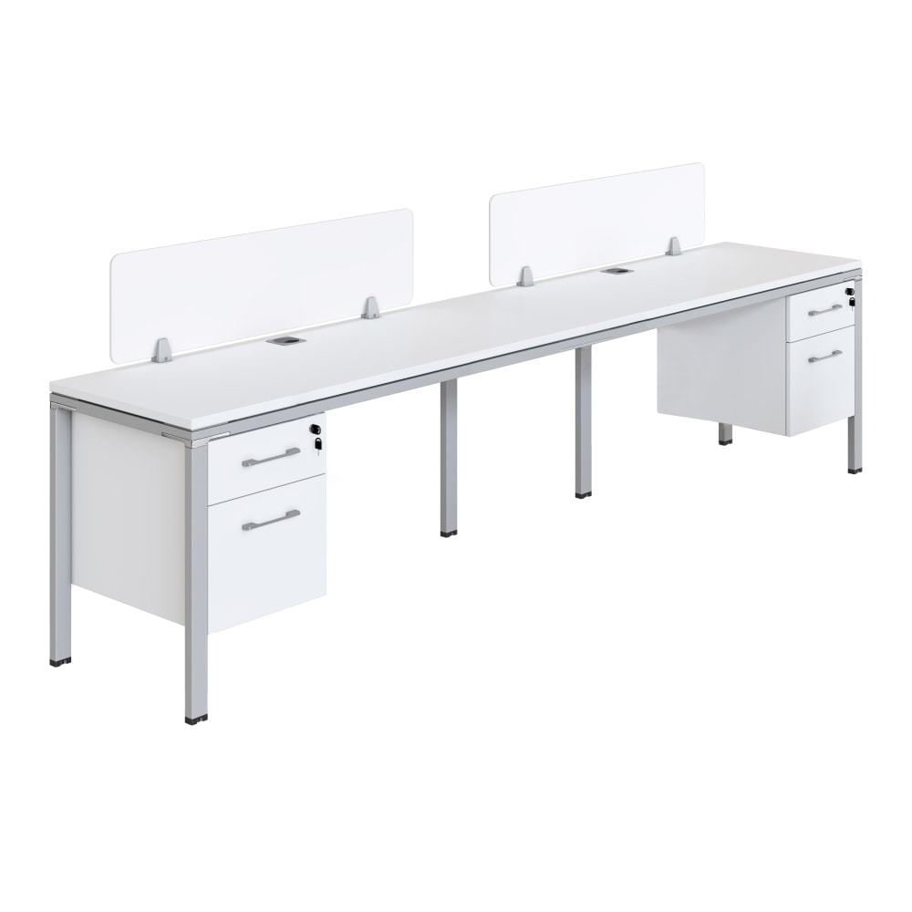 Boss Office Products Simple System Double Desk, Side