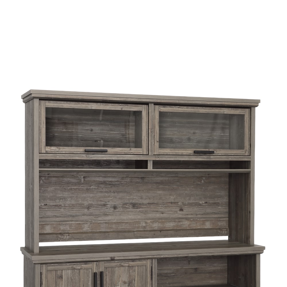 Sauder® Aspen Post 65"W Hutch For Large Credenza