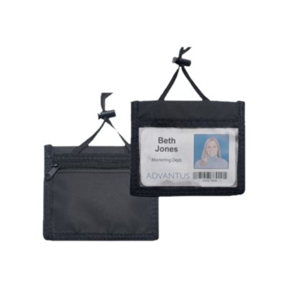 Advantus Horizontal ID/Convention Neck Pouch - Horizontal -