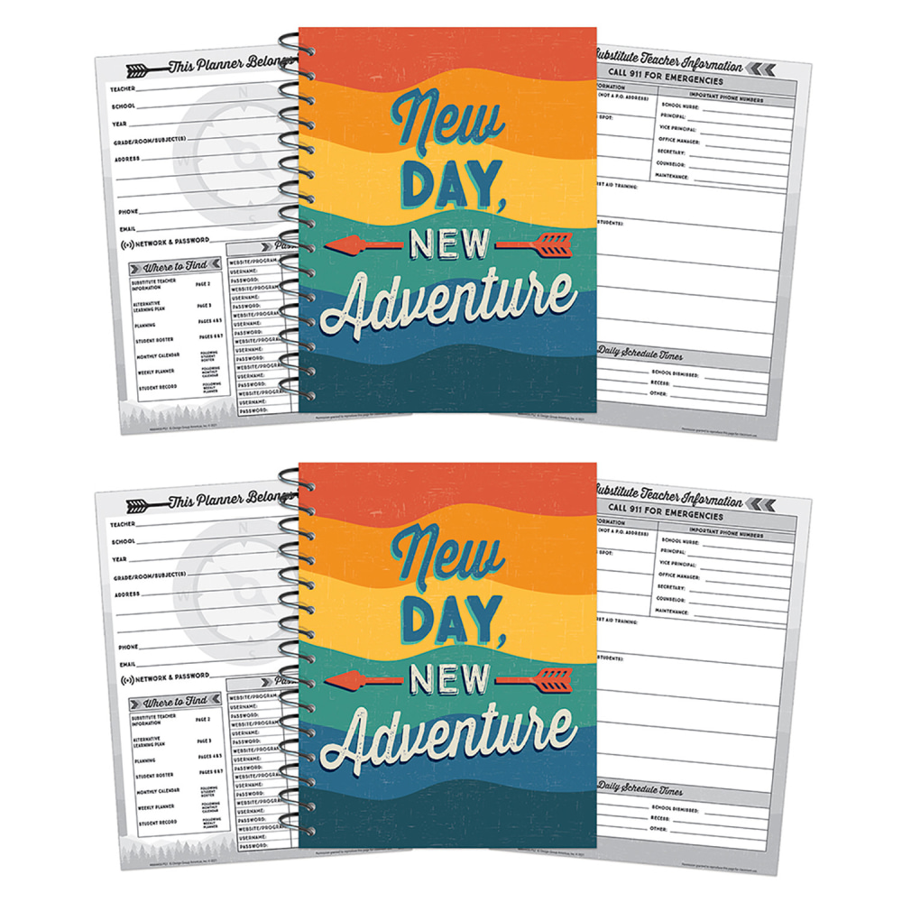 Eureka Adventurer Lesson Plan Spiral Bound Book, Pack