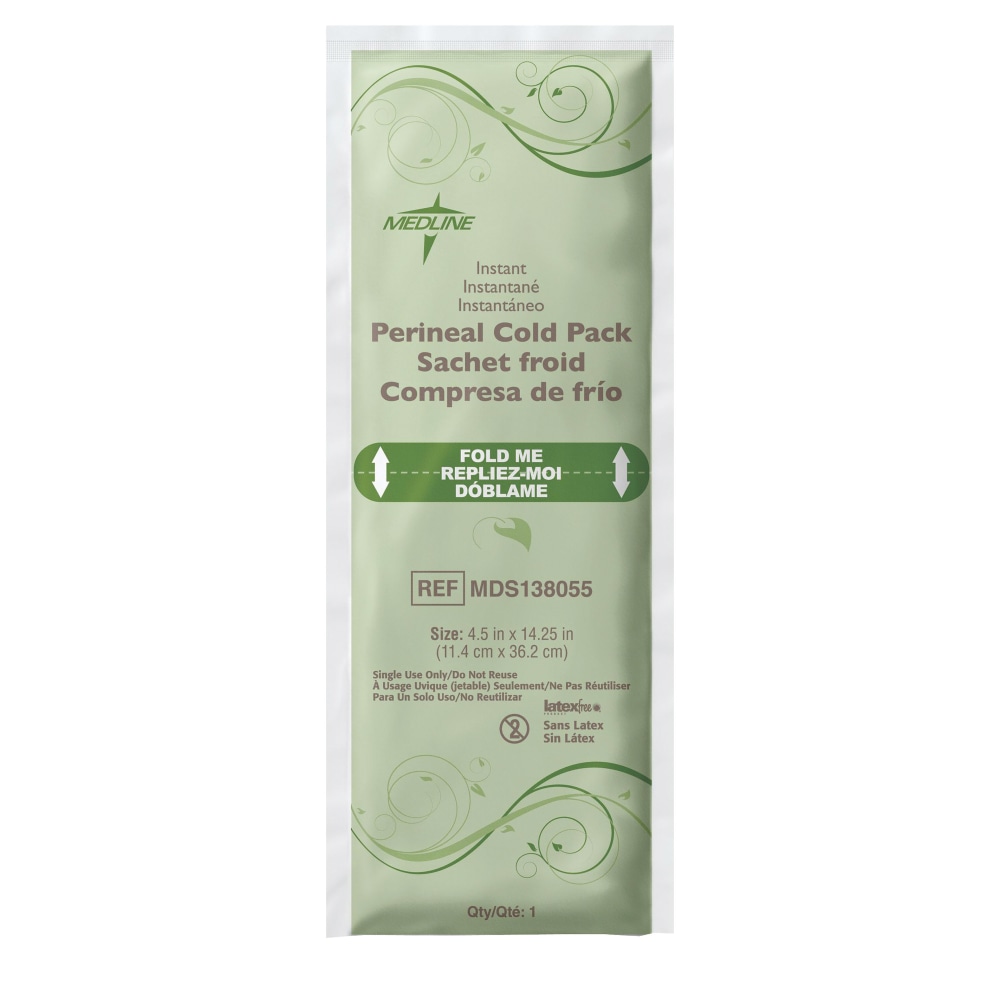 Medline Perineal OB Pad Cold Packs, 4 1/2"