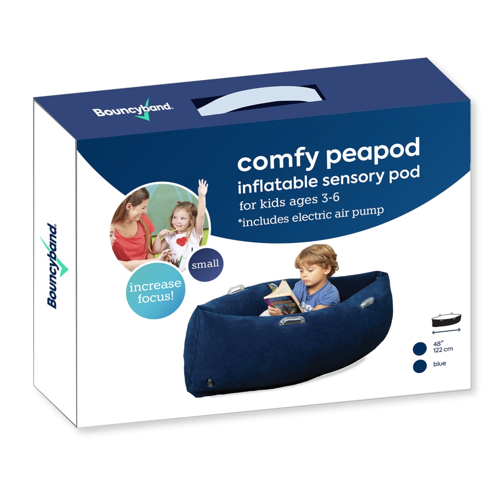 Bouncyband Comfy Hugging Peapod PVC Sensory Pod, 17”H