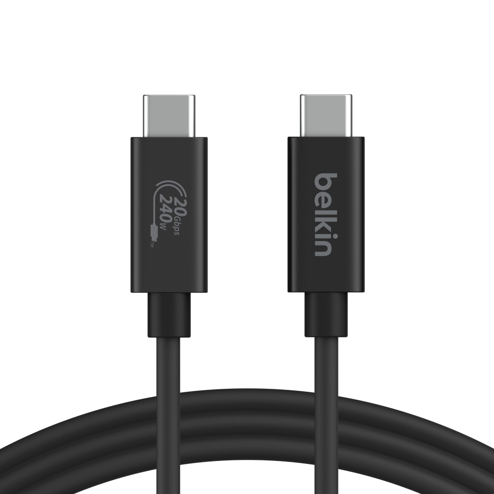 Belkin USB4 Cable, 240W + 20Gbps For Mac/Windows/Chromebook,