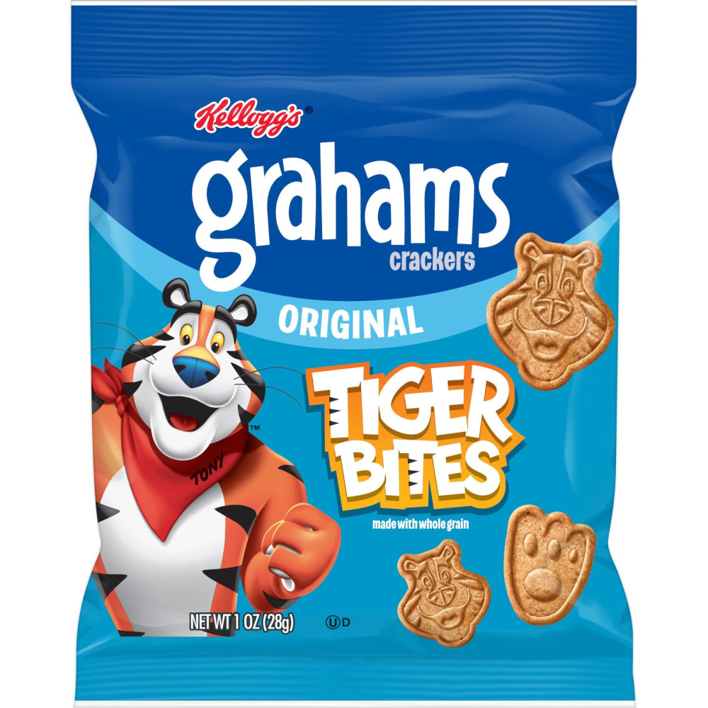 Kellogg&#x27;s Grahams Tiger Bites, 1 Oz, Box Of
