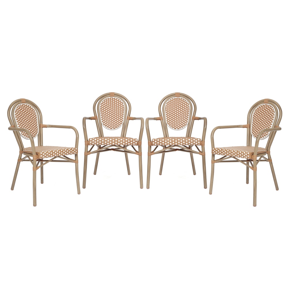 Flash Furniture 4 Pack Lourdes Indoor/Outdoor Commercial Thonet
