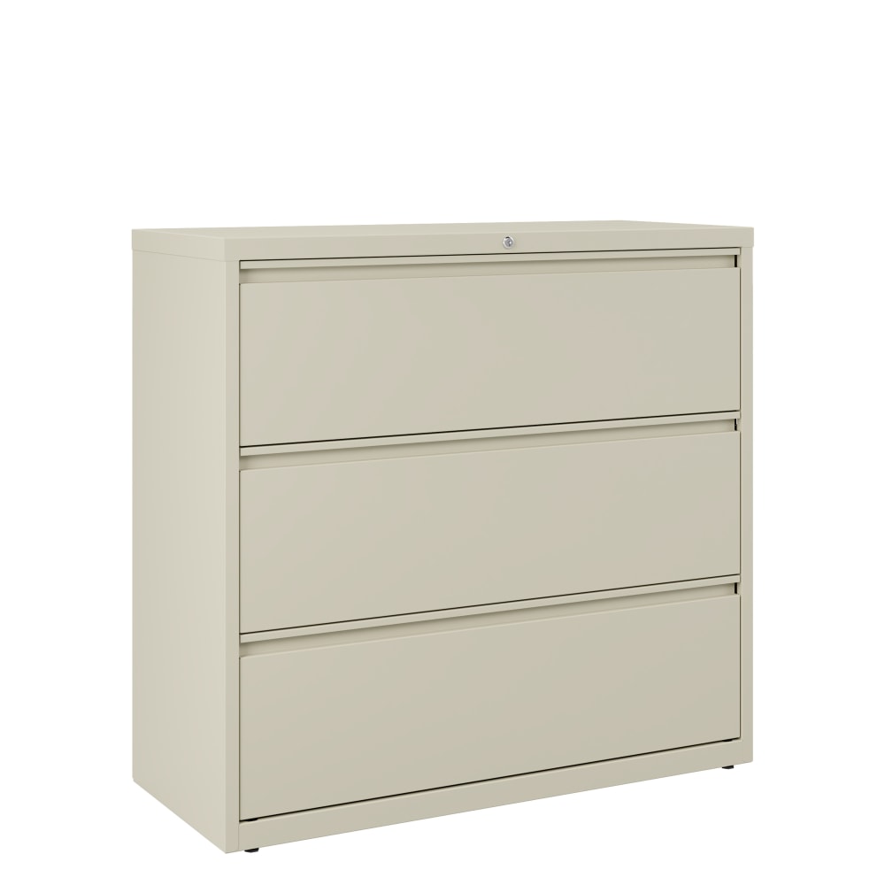 WorkPro® 42"W x 18-5/8"D Lateral 3-Drawer File Cabinet,