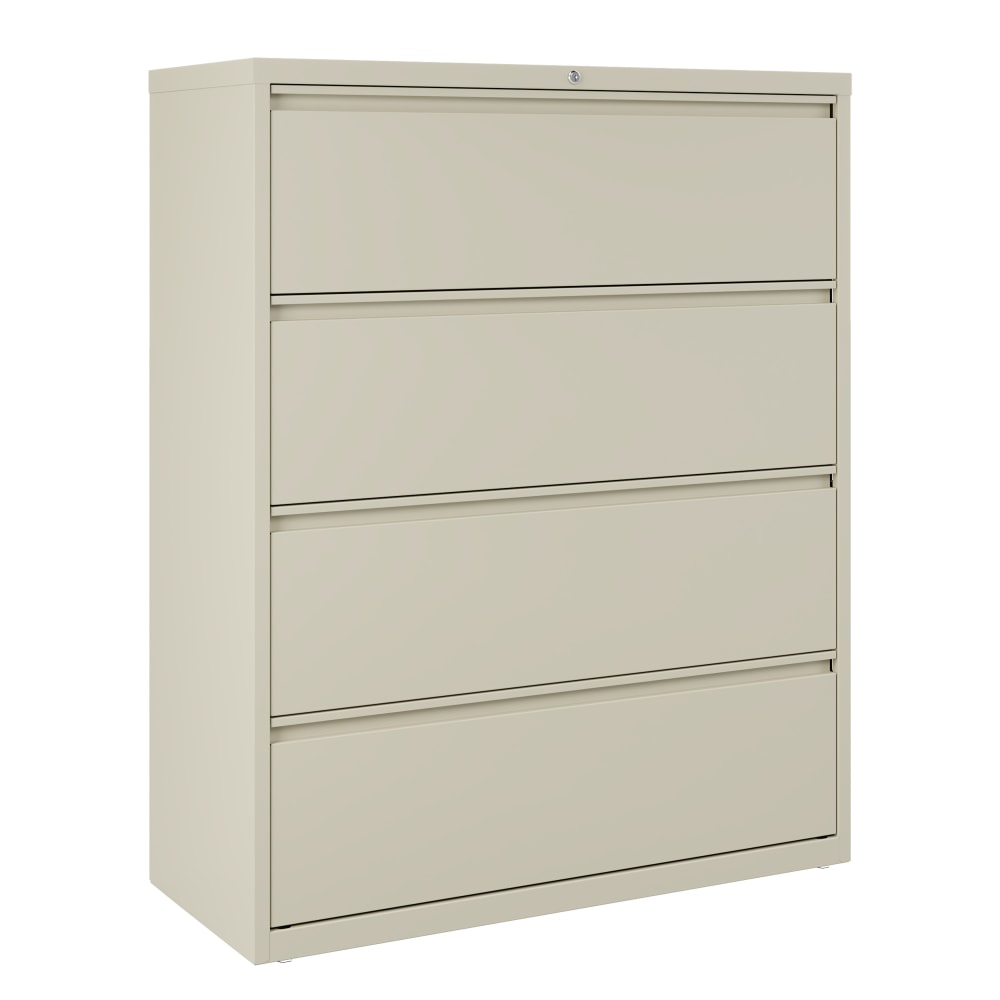 WorkPro® 42"W x 18-5/8"D Lateral 4-Drawer File Cabinet,