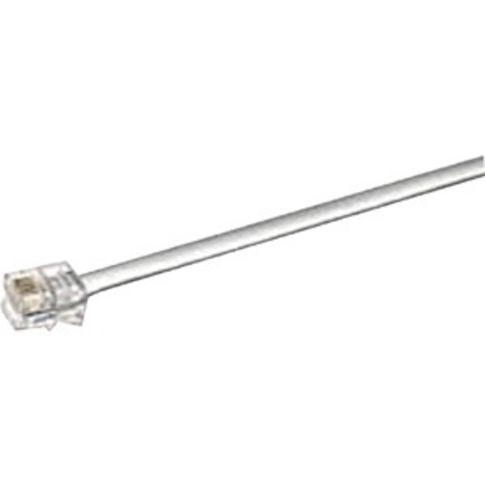 C2G 14ft RJ12 6P6C Straight Modular Cable -