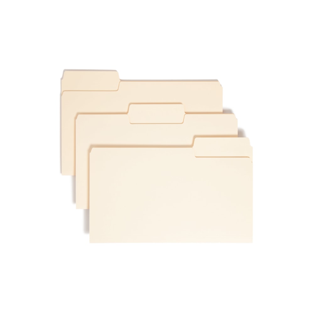 Smead® SuperTab® Heavyweight File Folders, Legal Size, 1/3