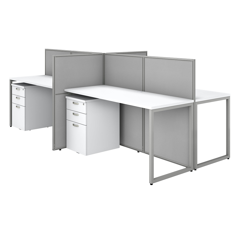 Bush Business Furniture Easy Office 60"W 4-Person Cubicle