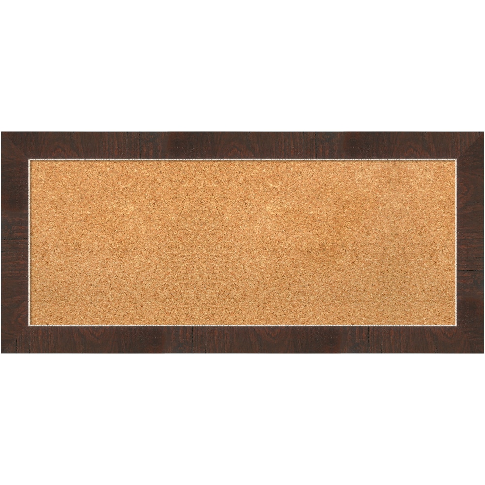 Amanti Art Non-Magnetic Cork Bulletin Board, 33" x