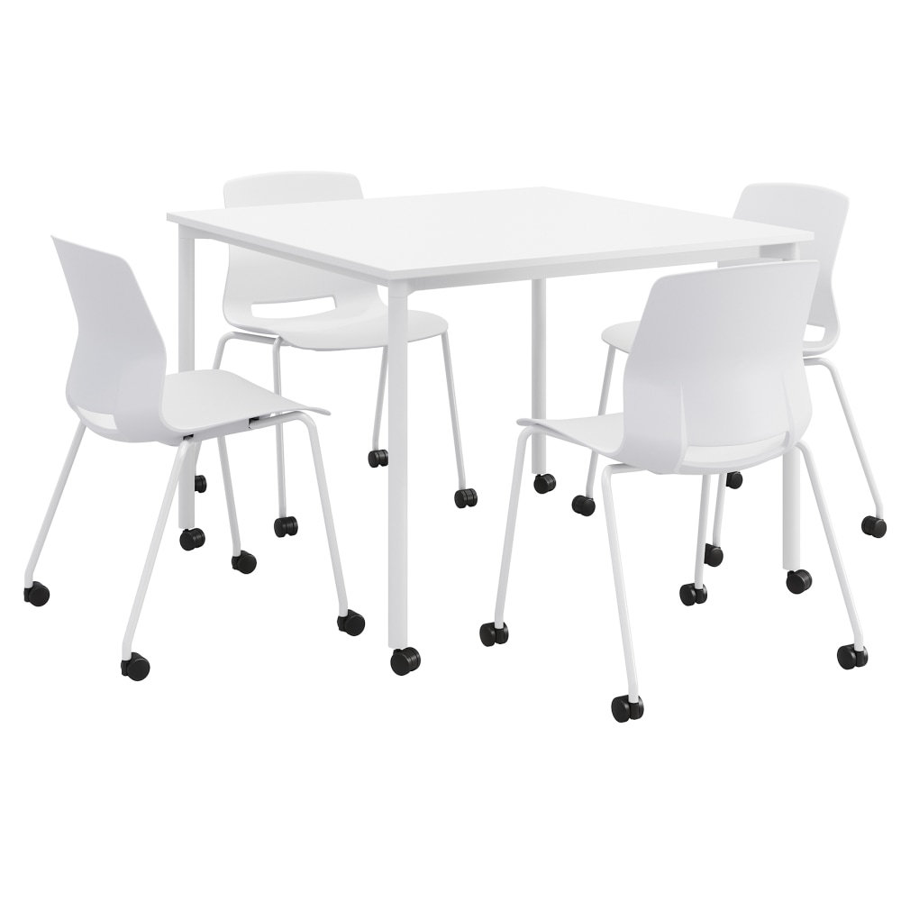 KFI Studios Dailey Square Dining Set With Caster