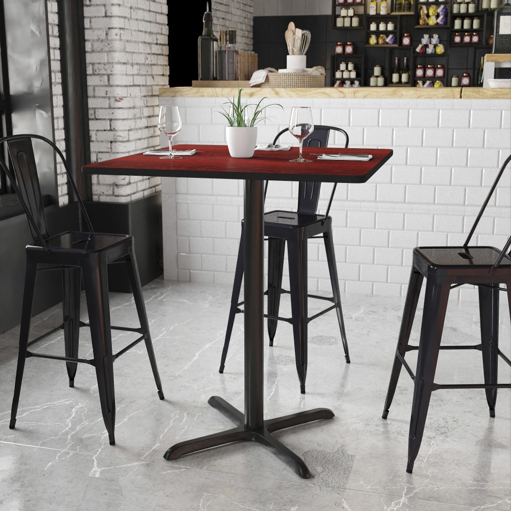 Flash Furniture Square Laminate Table Top With Bar