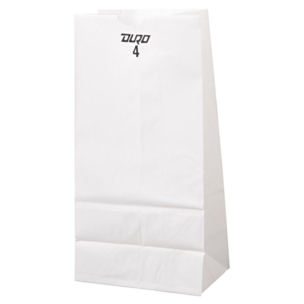 General Paper Grocery Bags, #4, 9 3/4"H x