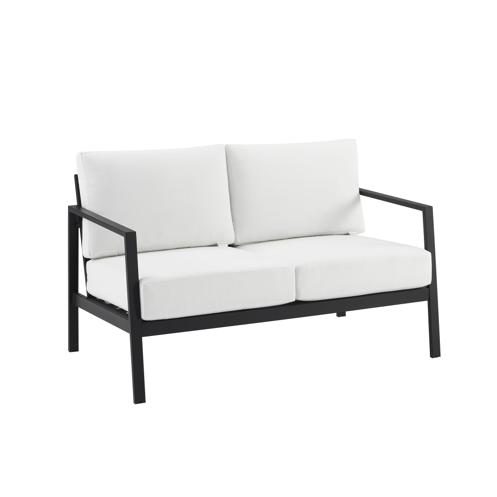 Linon Abilene Aluminum Outdoor Loveseat, 31-1/4”H x 51-1/4”W